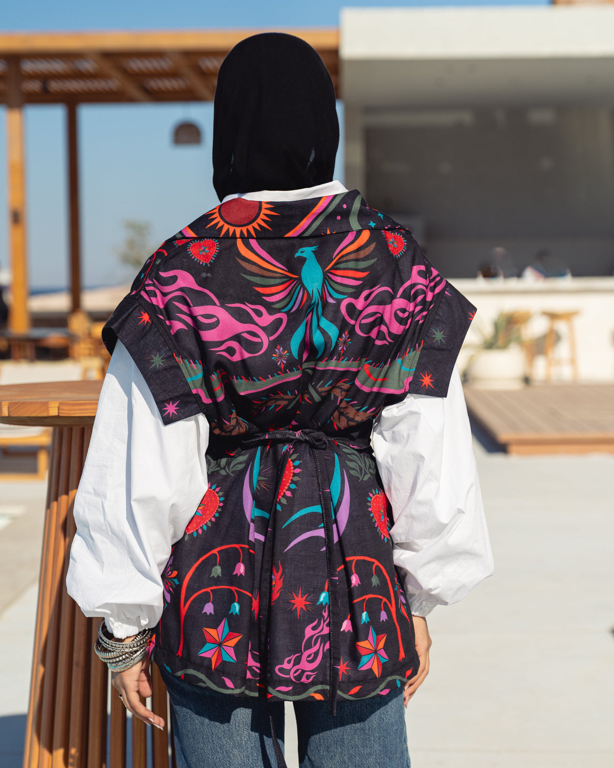 Santorini Vest - Black