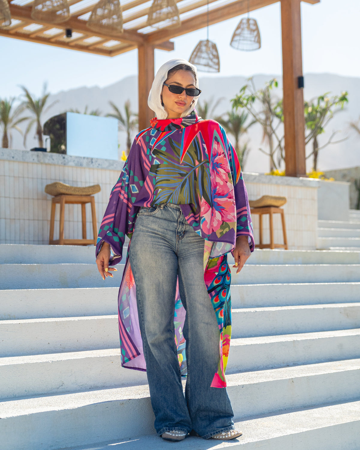 Positano Blouse - Purple