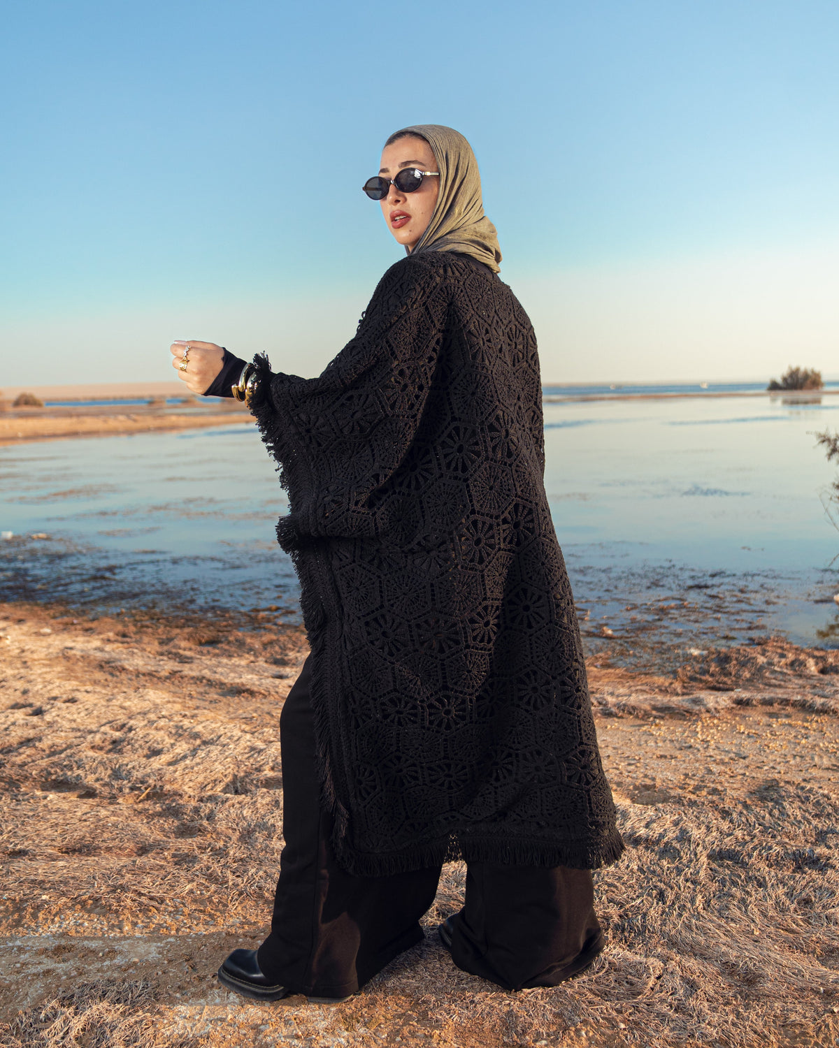 Yumna In Black