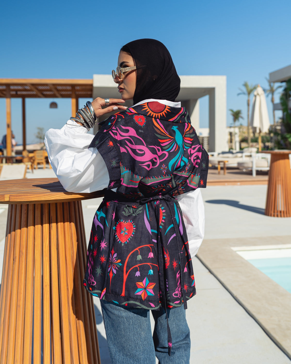 Santorini Vest - Black
