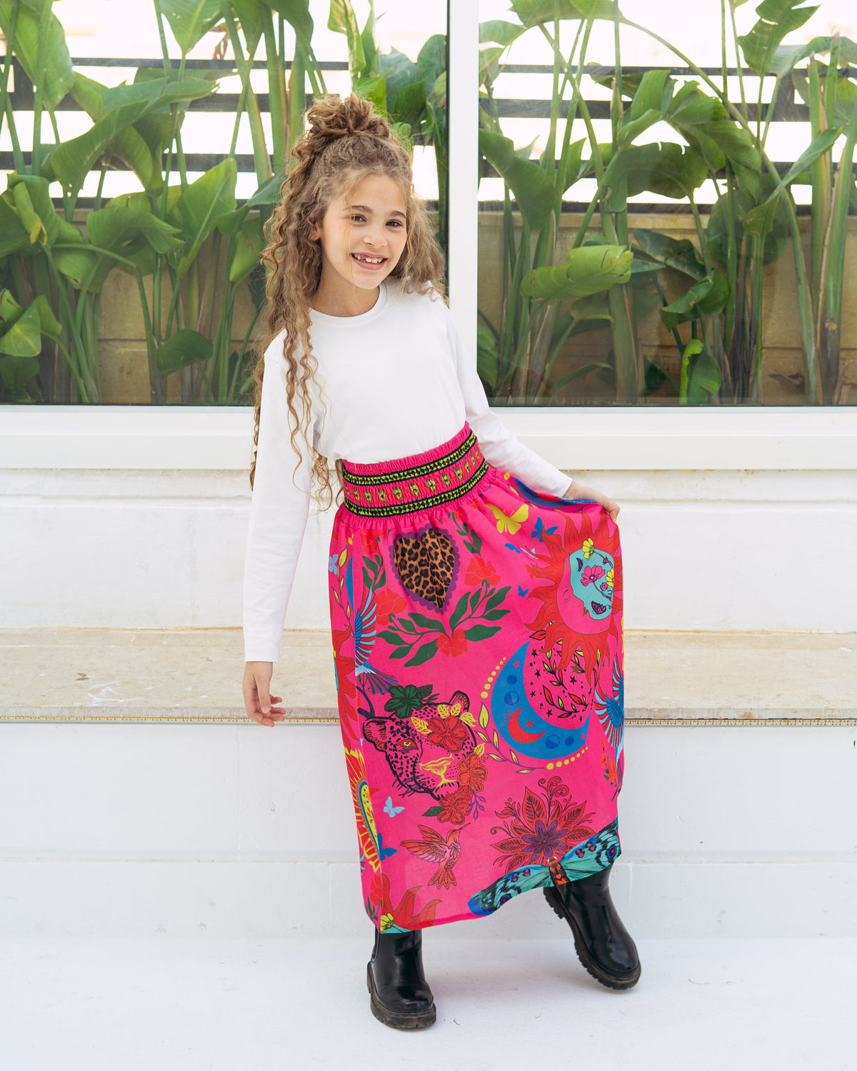 Aida in Hot Pink - Kids