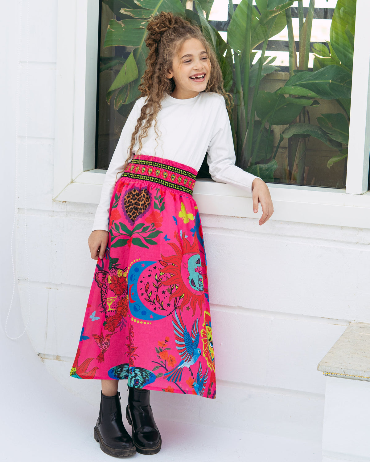 Aida in Hot Pink - Kids