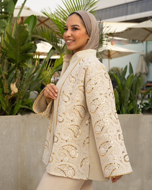 Dahab Jacket in White