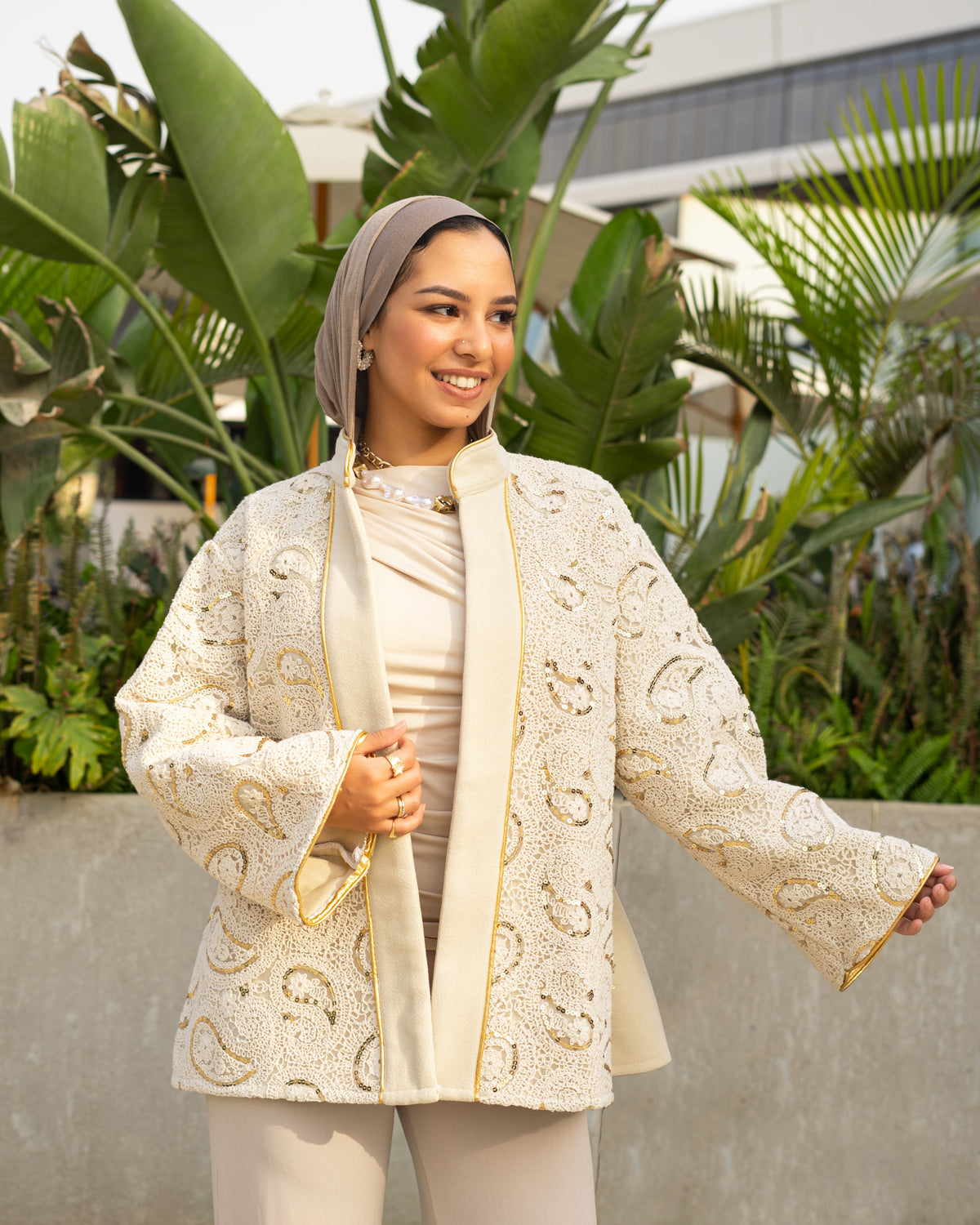 Dahab Jacket in White