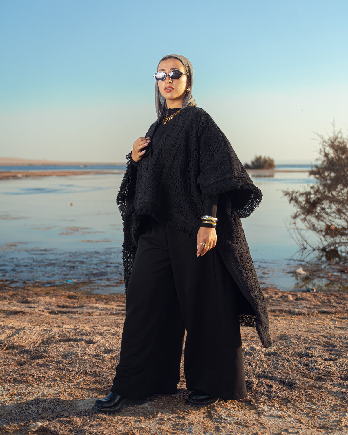 Yumna In Black