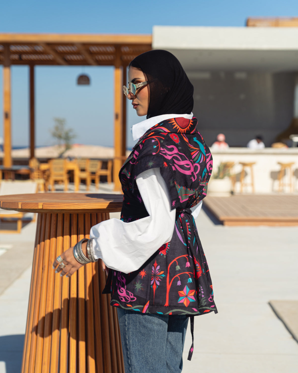 Santorini Vest - Black