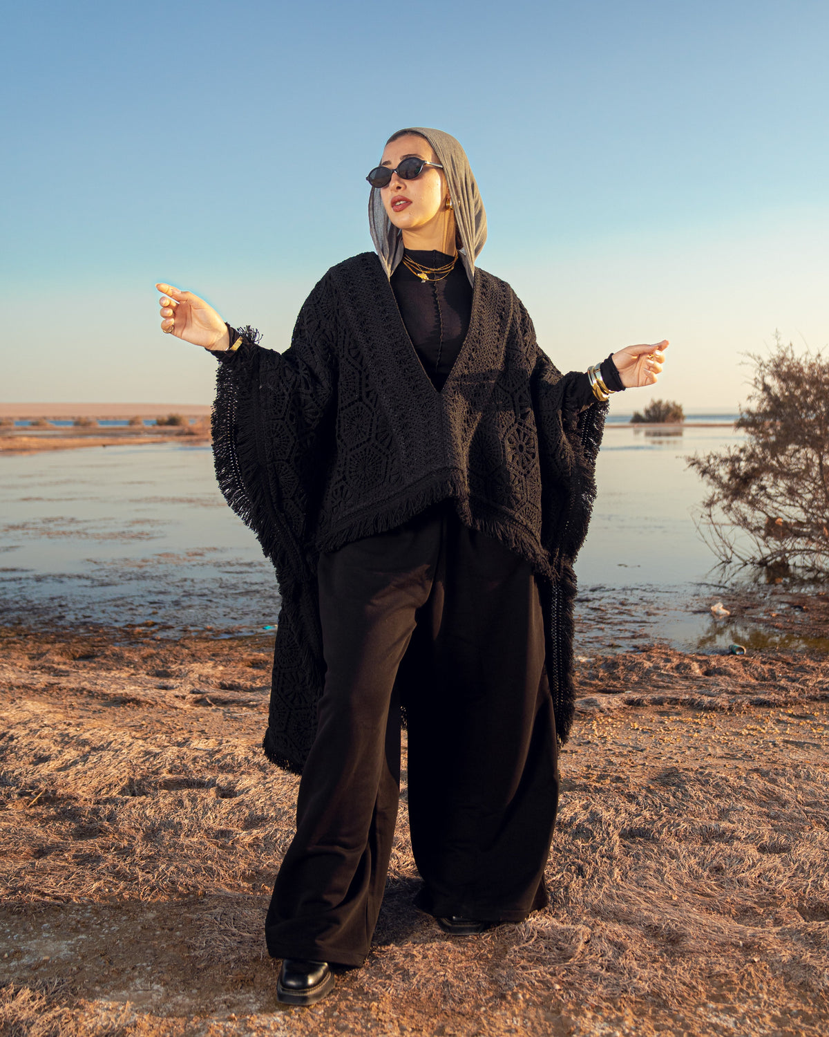 Yumna In Black