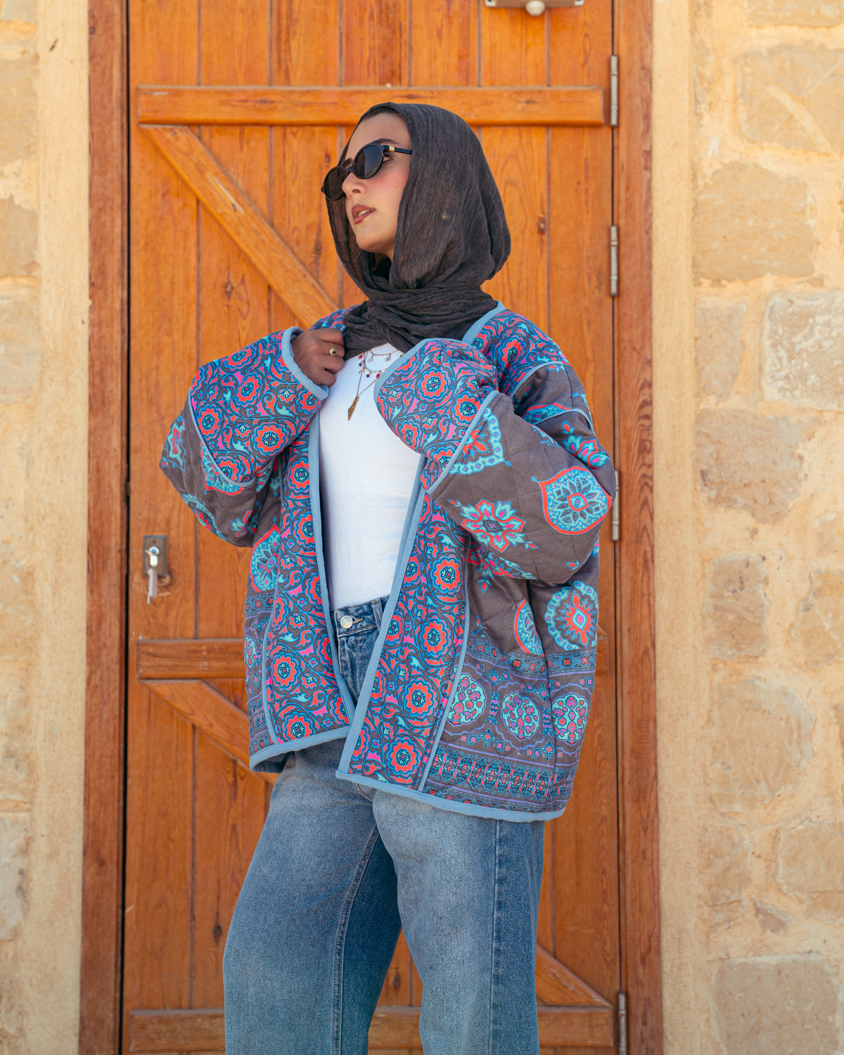 Nurah Suede Puffer