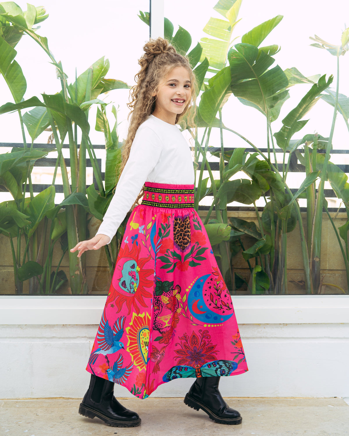 Aida in Hot Pink - Kids