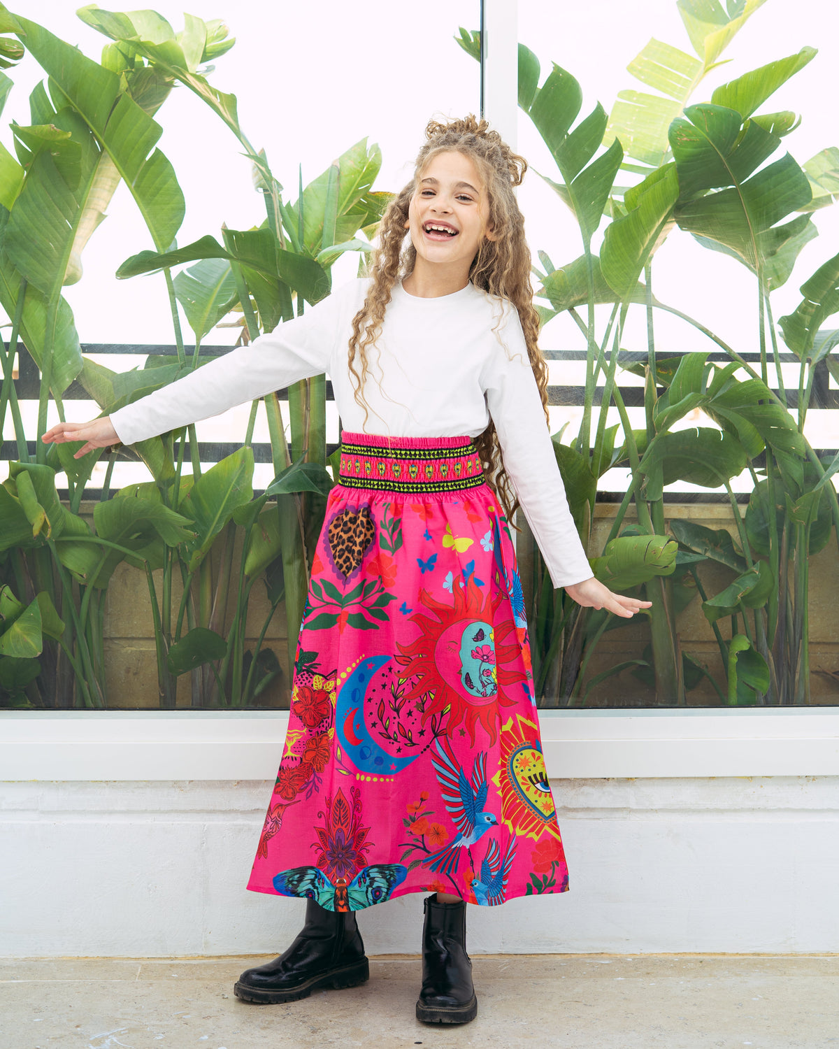 Aida in Hot Pink - Kids
