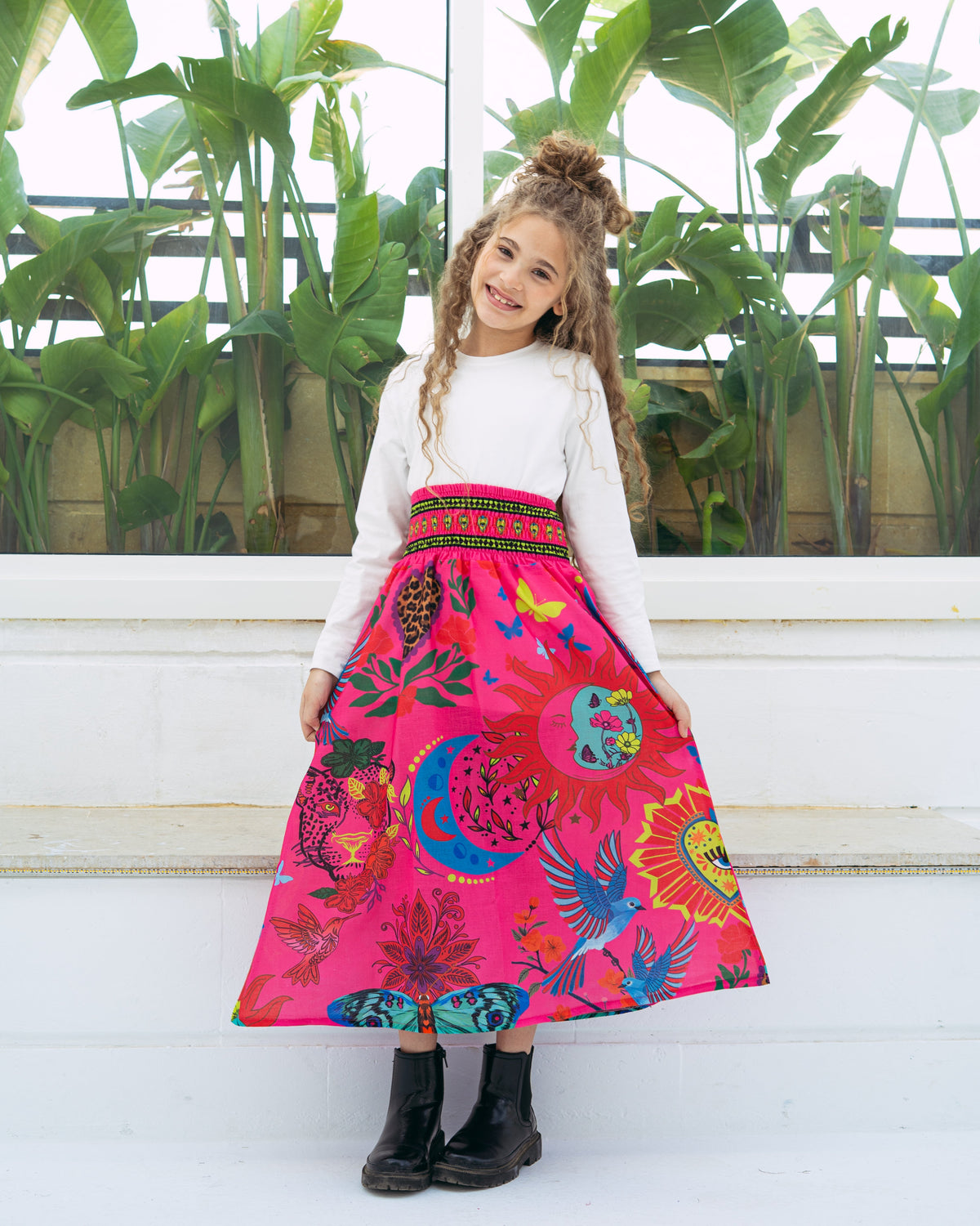 Aida in Hot Pink - Kids