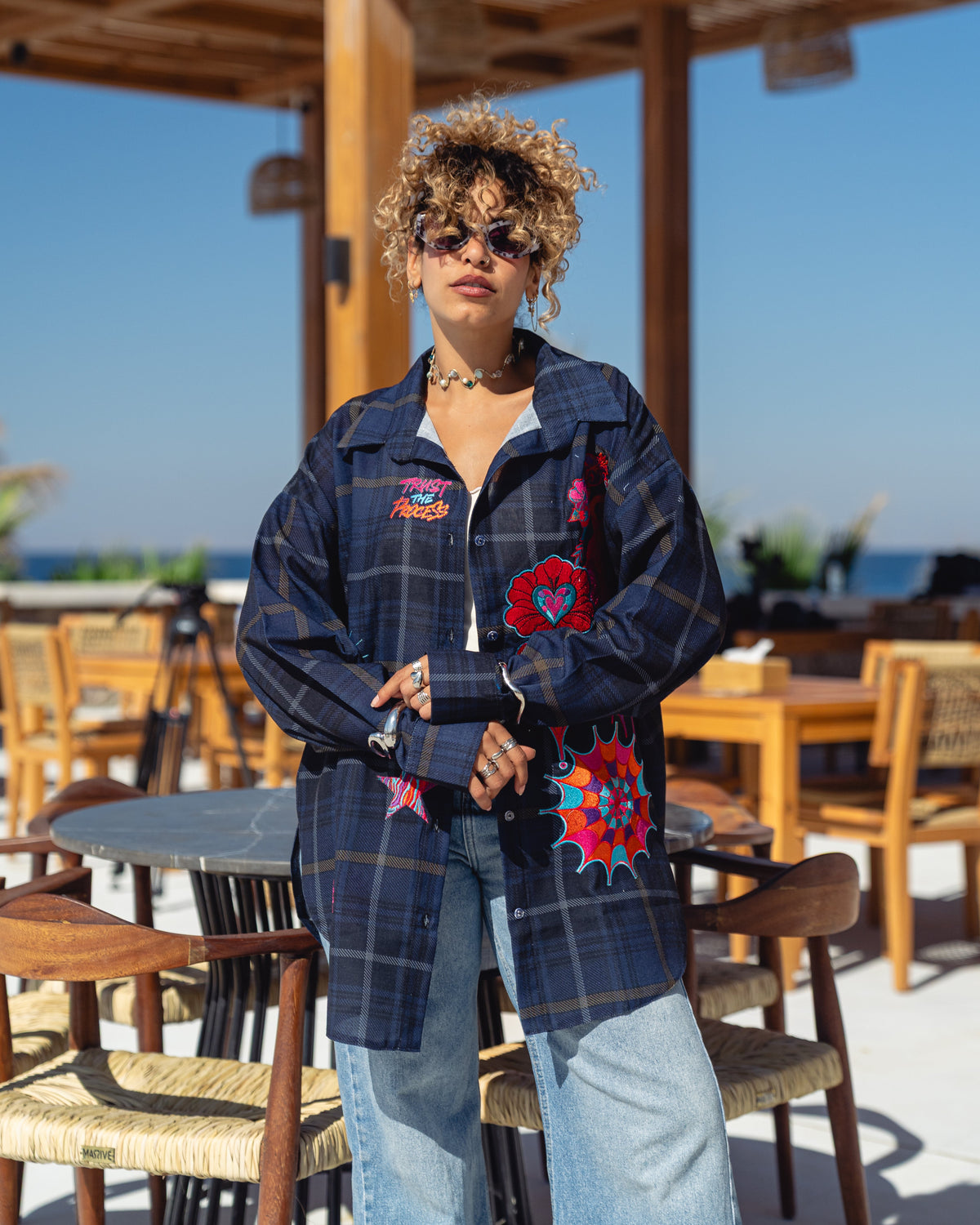 Plaid Spider Web