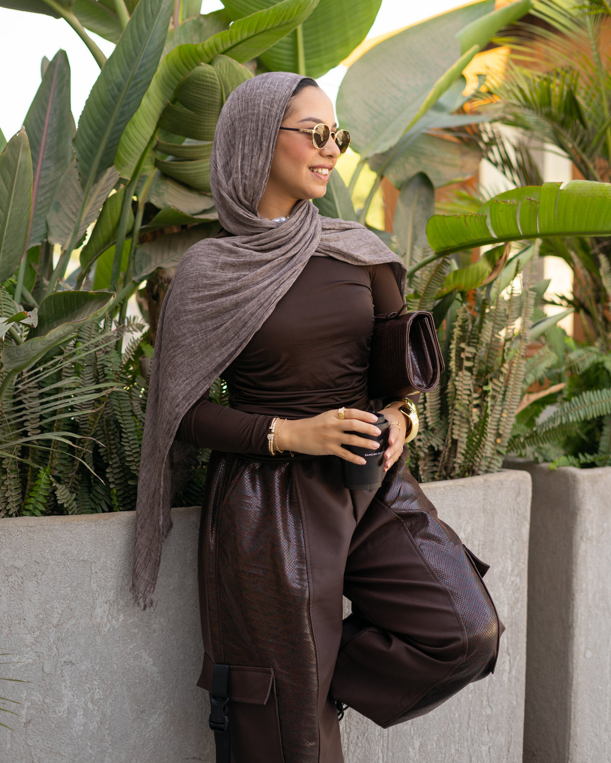 Brown Snake Pants