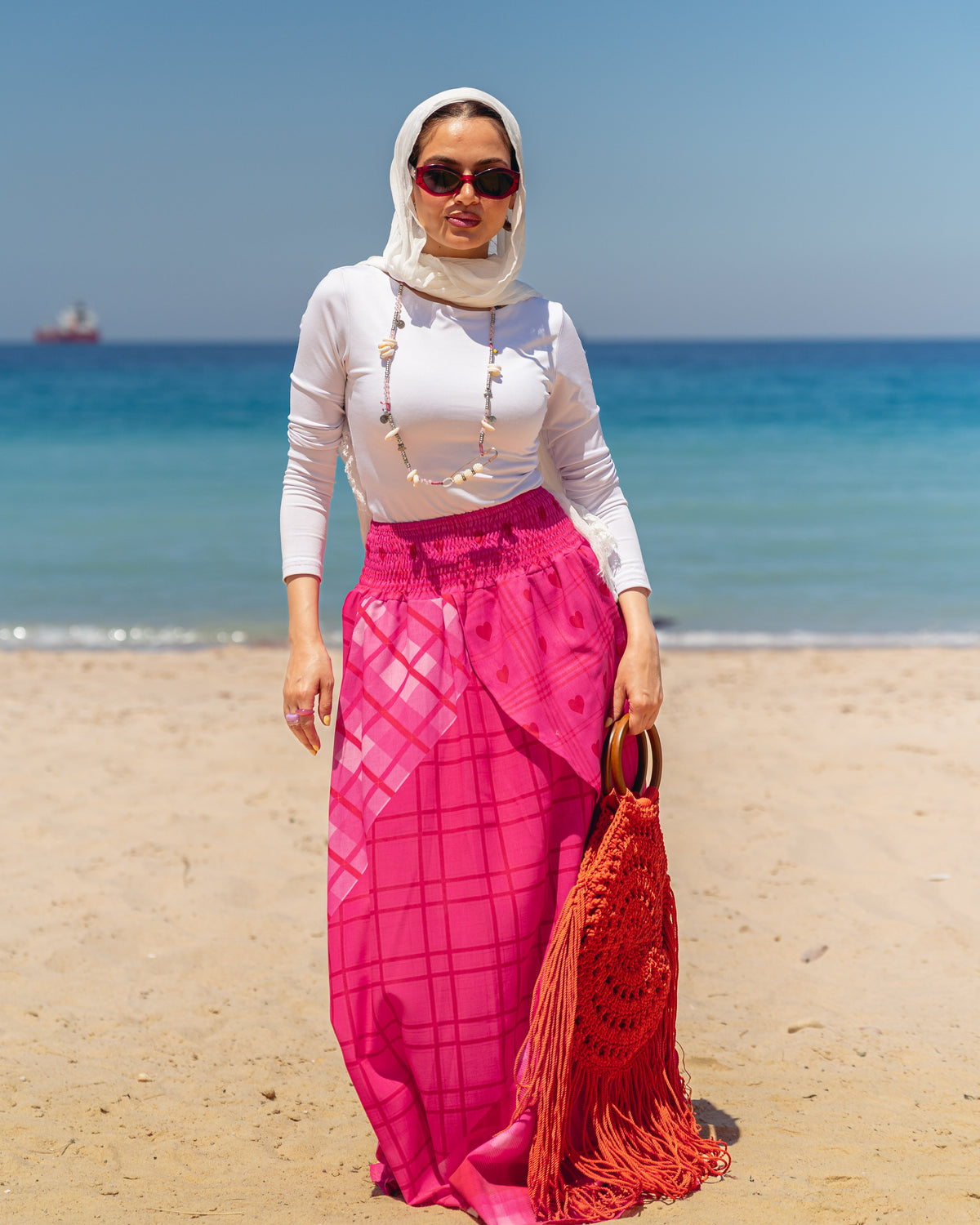 Plaid Crush in Hot Pink
